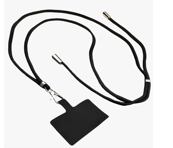 Cordon de téléphone ajustable noir