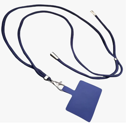 Cordon de téléphone ajustable bleu roi