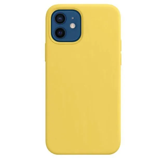Coque silicone jaune